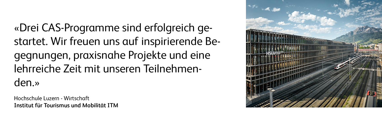 HSLU Gebäude Perron