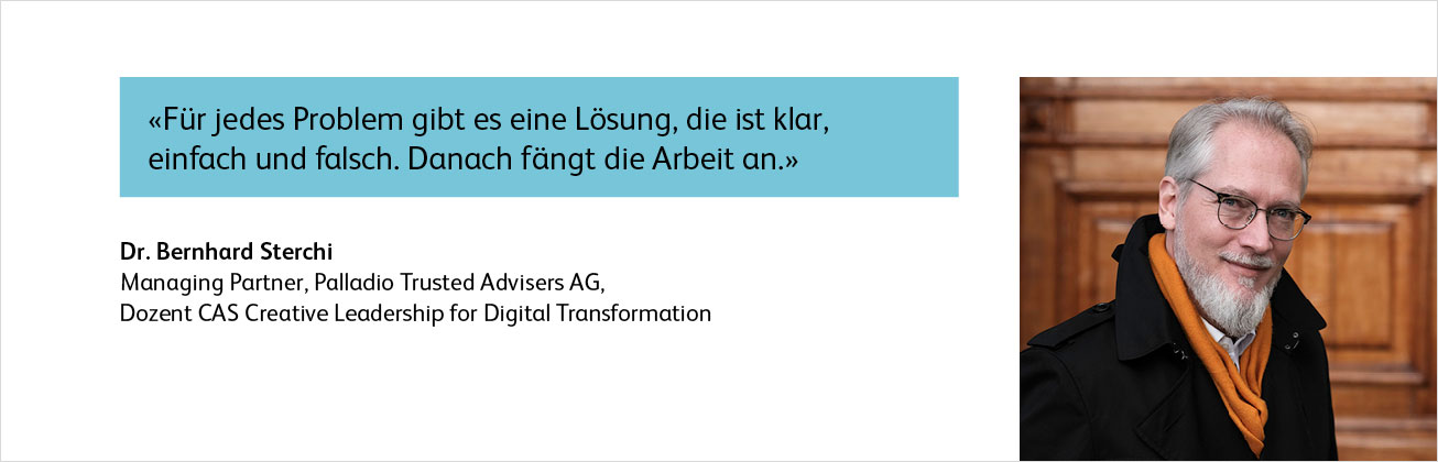 Berhard Stechi Dozent CAS Creative Leadership for Digital Transformation