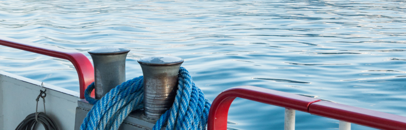 Bild Schiff mit Schiffsleinen