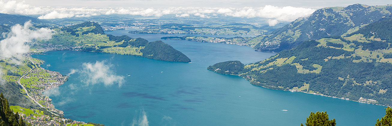 Blick über den Vierwaldstättersee