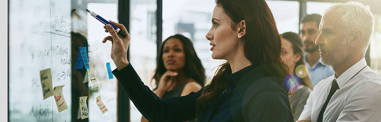 Team arbeitet zusammen