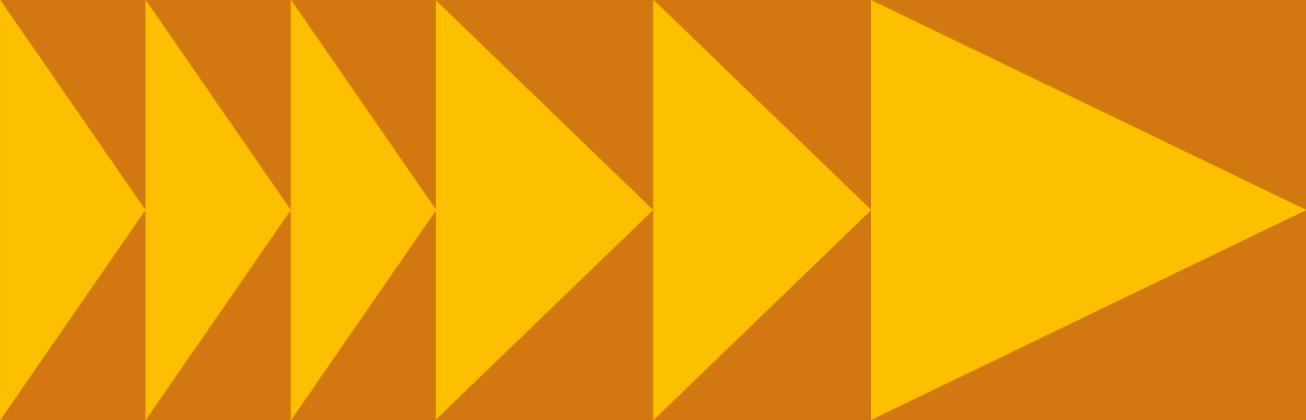 Grafische Pfeile gelb