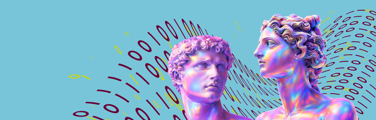 Master Data Science Keyvisual metallic