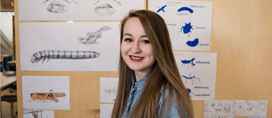 Illu Nonfiction_Eva_Trachsel_Es krabbelt im Bauch@Hochschule Luzern