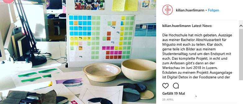 Making of Werkschau 2018 via #werkschaudk, Hochschule Luzern – Design & Kunst