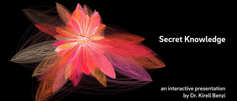 Visualisierte Daten als Blumenornament Keynote Kirell Benzi