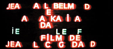 Jean-Luc Godard, Vorspann aus Pierrot le Fou, 1965