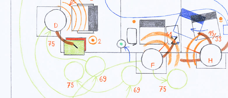 Zeichnen über die Forschung –Produkt & Textil, Gabriel Kuhn, Hochschule Luzern – Design & Kunst