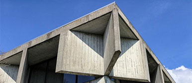 Kloster Baldegg, Dachrand (Detail), Architekt: Marcel Breuer, © Fotograf: Jonathan Ritler, 2017 (Hochschule Luzern – Technik & Architektur)