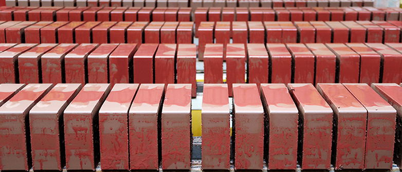 Produktion von Sichtmauerwerk