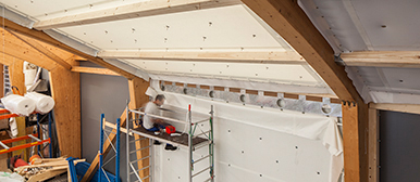 Projekt Texlining2: textiles Innendämmsystem