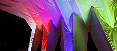 Konstruktionssysteme mit Textilien