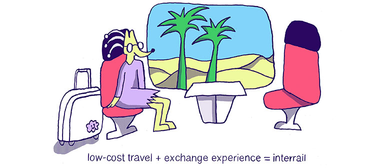 Interrail Illustration