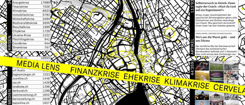 Datenvisualisierung mit Stadtkarte und vielen Fakten
