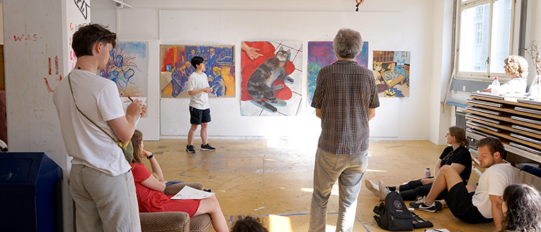 Bildbesprechung im Unterricht