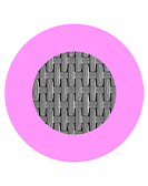 Pinker Kreis um graue Fläche, Teaser für Infrastruktur aus dem Studium des BA Objektdesign.