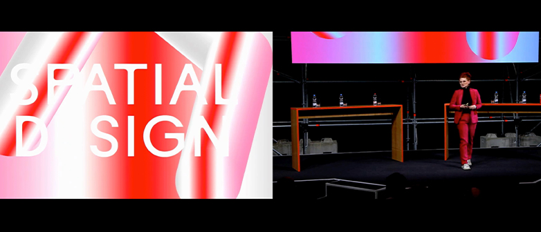 Screenshot aus dem Vortrag Swissbau 2026: Was Spatial Design ausmacht von Barbara Mutzbauer. 