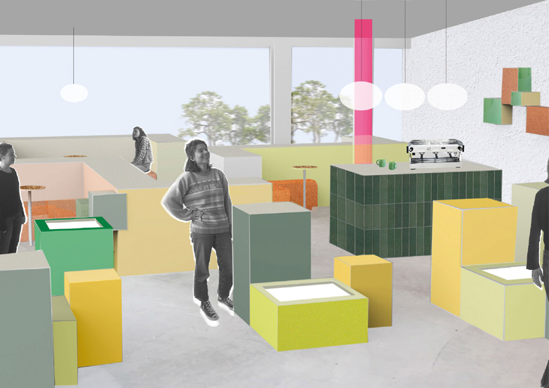 Visualisierung zum Thema Workplace Design