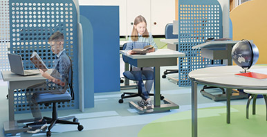 Visualisierung eines Büros