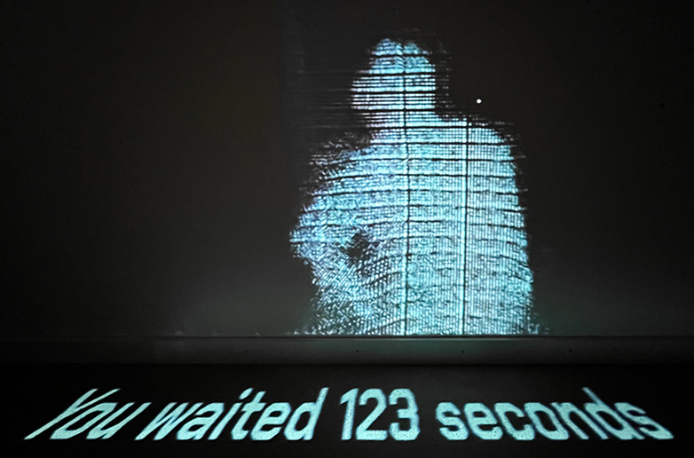 Interaktive Beamerinstallation