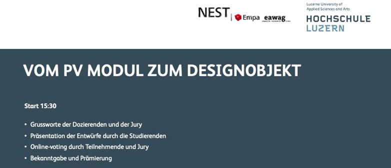 Online Präsentation und Prämierung 