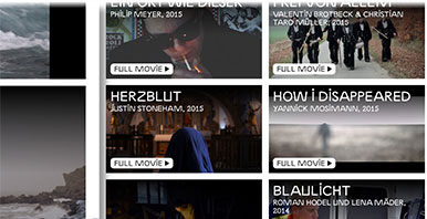 Filmarchiv von Filmen der Studierenden des Bachelor Video