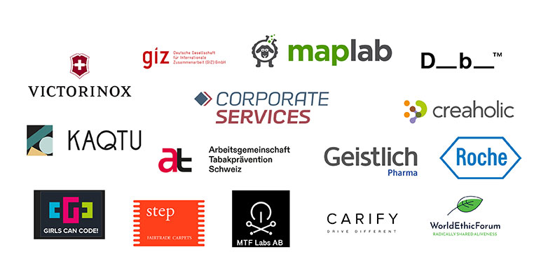 Logos of Internship Partners at Design Management International