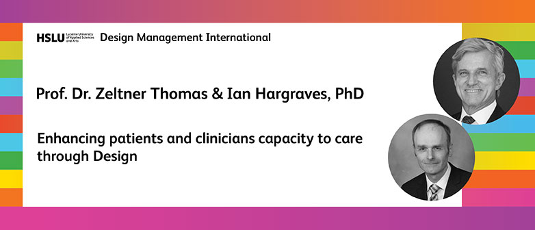 Visual for the event with lucerne hospital organised by Bachelor Design Management, International