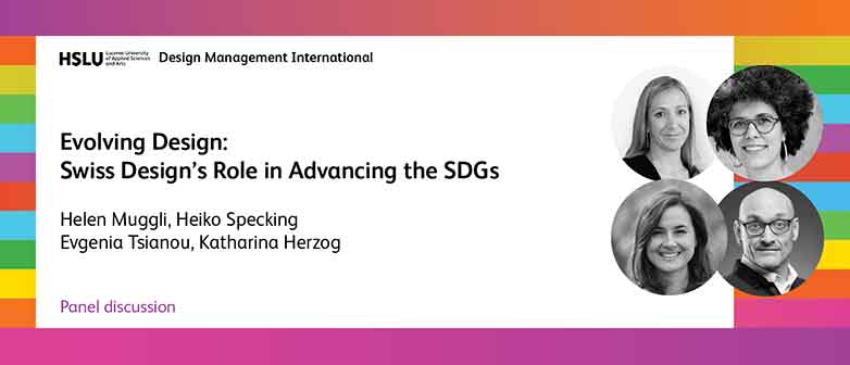 Visual Panel Evolving Design: Swiss Design’s Role in Advancing the SDGs