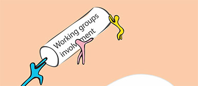 Infografik einer Umfrage