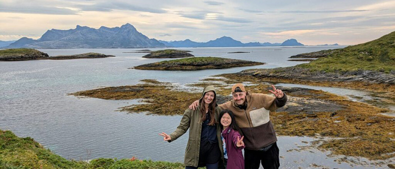 Master Animation Studierende auf Exkursion in der Arktis