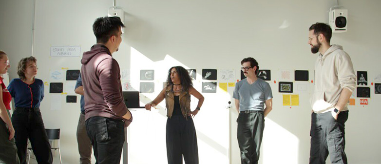 Studierende des Master Animation im Unterricht