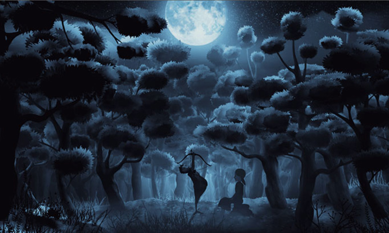 Master Design Animation Still Christoph Gabathuler «Moonstruck»