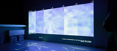 Beamerprojektion, Foto by Matthias Pfammatter