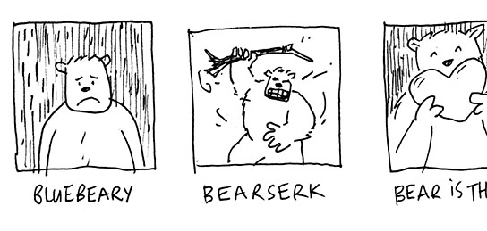 Comic Bären
