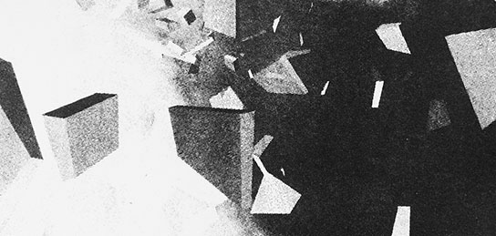 Geometrische Figuren schwarz-weiss