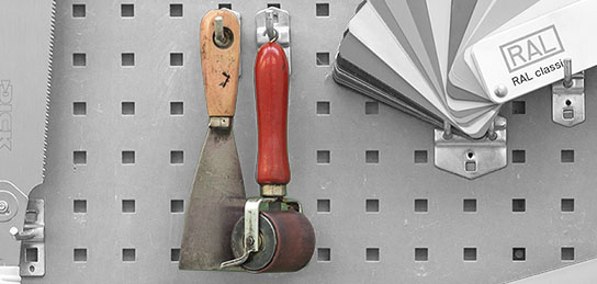 Werkzeugwand_Hoch und Tiefdruck