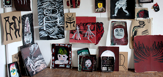 Ausstellungssituation Malerei