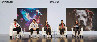 Master-Studierende Design gestalteten die Konferenz von BAFU und Umweltbundesamt mit.