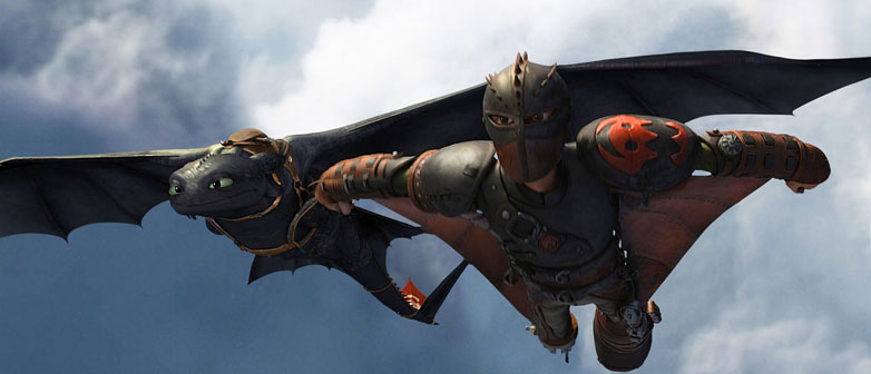 Szene aus «How To Train Your Dragon», bei dem Simon Otto als Head of Character Animation fungierte. Foto: Dreamworks