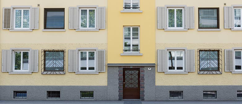 Häuserfassade in Luzern