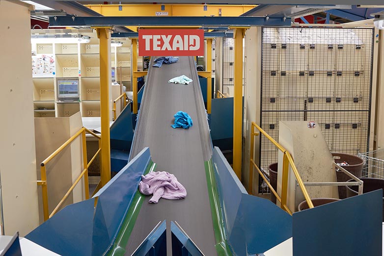 Texaid Sortieranlage Schattdorf