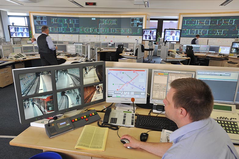 Verkehrsleitstelle Nürnberg © VAG - Claus Felix