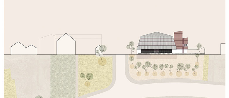 Yasmine Zauggs Vorschlag für das Gemeindezentrum Roggwil