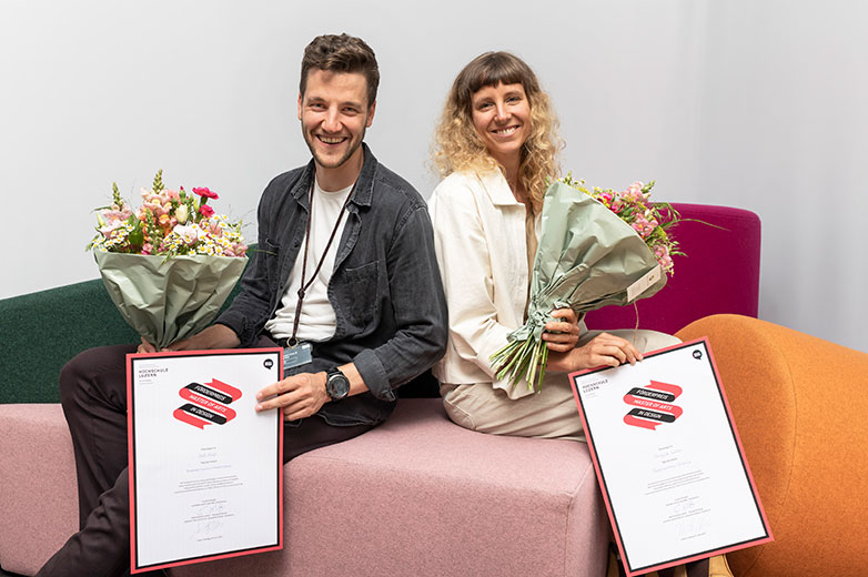 Förderpreis Master of Arts in Design: Joel Hügli und Angela Wicki