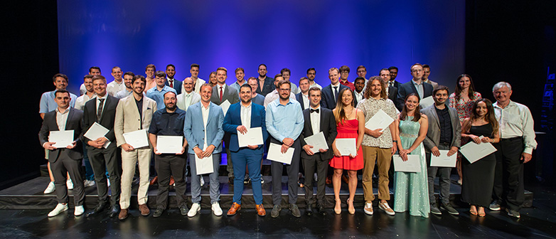 Gruppenfoto Abschluss Information & Cyber Security 2023