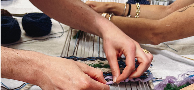 Alva Jeker, Textildesign: Weaving Conversations