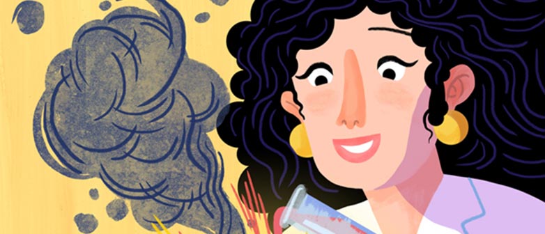 Titelillustration Magazin vielversprechende Verbindungen, Eva Rust