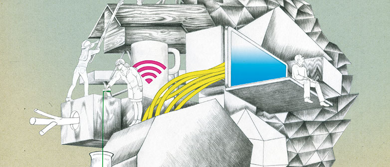 Arbeitswelt von morgen, Titelillustration von Rahel Nicole Eisenring