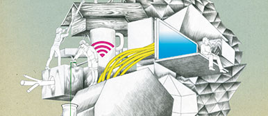 Arbeitswelt von morgen, Titelillustration von Rahel Nicole Eisenring